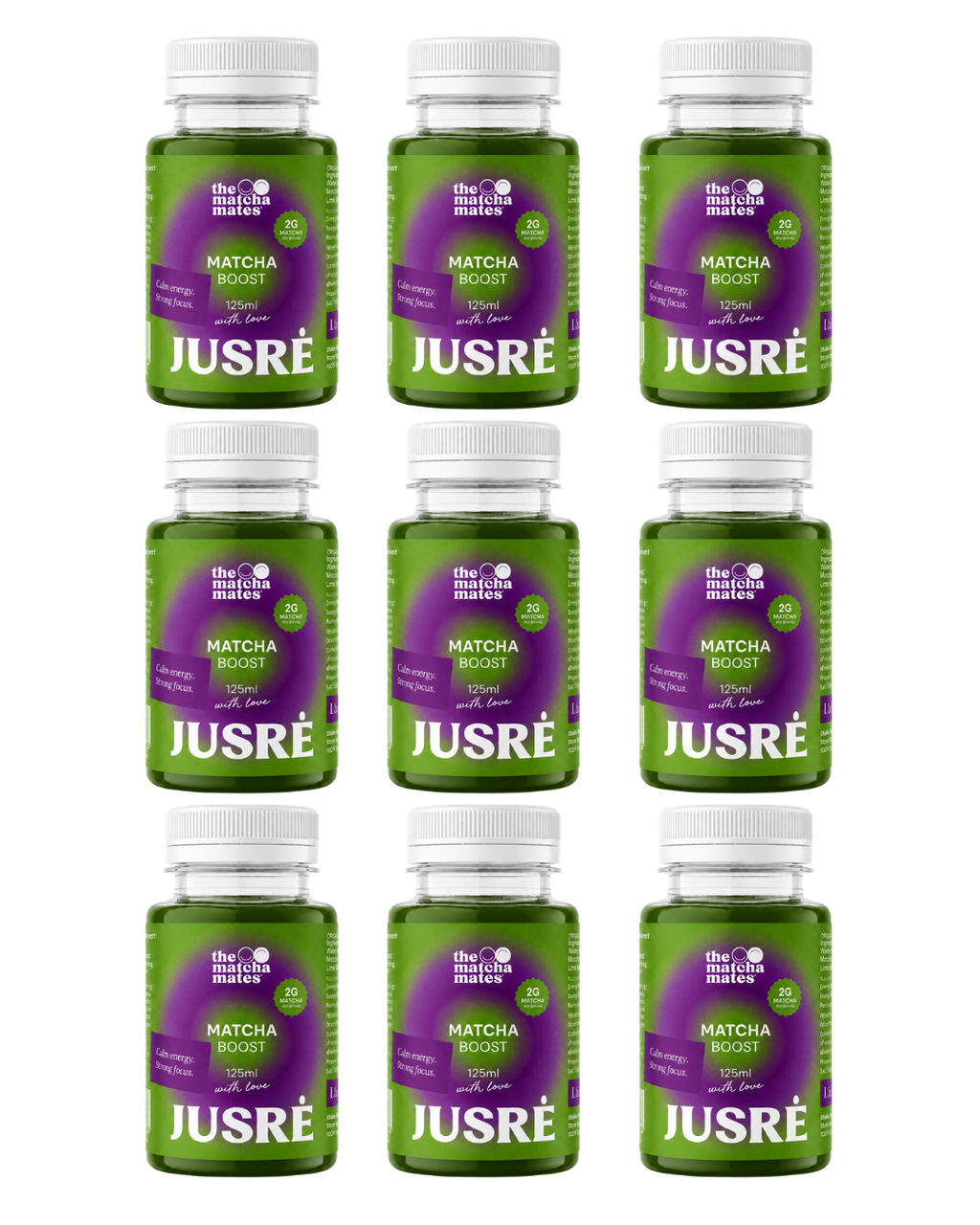 Matcha Boost Shot with Jusré | 9 x 125ml