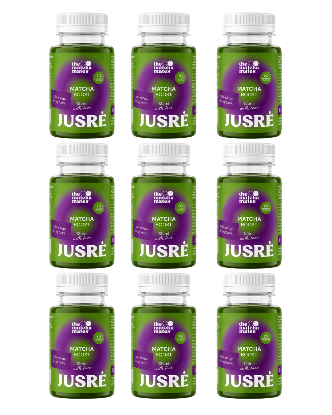 Matcha Boost Shot with Jusré | 9 x 125ml